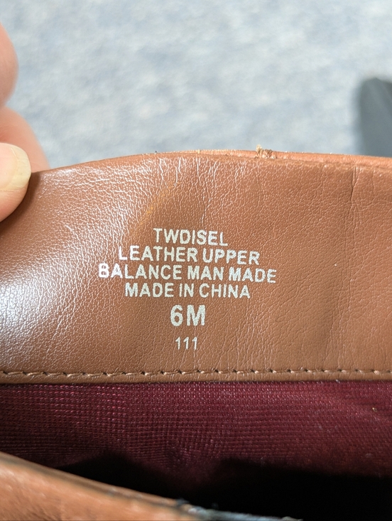 Tommy Hilfiger Black Tan Leather Riding Boots Size 6 Zipper - Picture 14 of 16